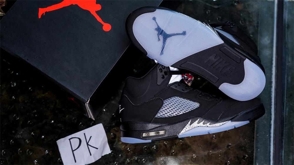 PK GOD Jordan 5 Retro Black Metallic 2016 RETAIL MATERIALS READY TO SHIP